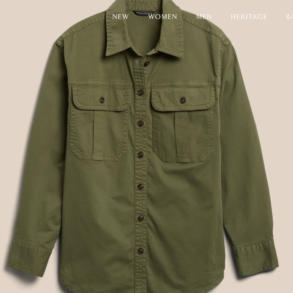 Banana Republic Oversized Shirt Jacket